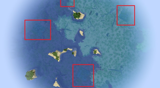 Island near 4 Ocean Monuments