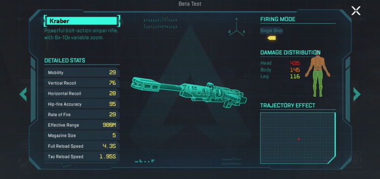 Kraber sniper rifle