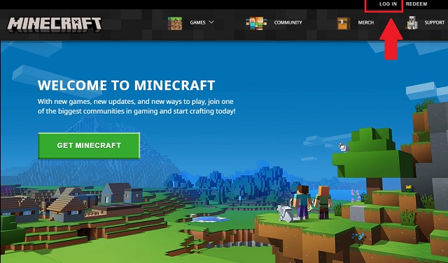 Login to MinecraftNet