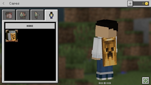 MC character Editor capes