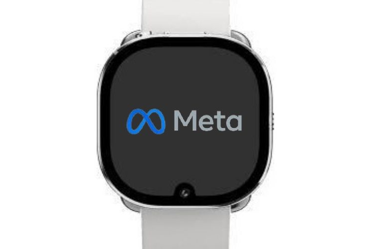 Here Is a Leaked Image of the Meta Smartwatch with a Front Camera Inside a Notch