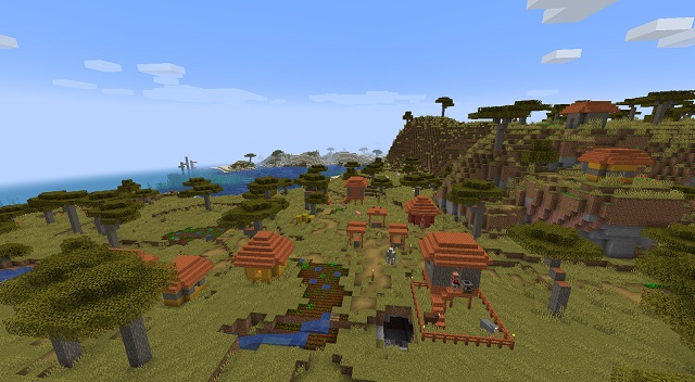 Minecraft Savanna Village Seed