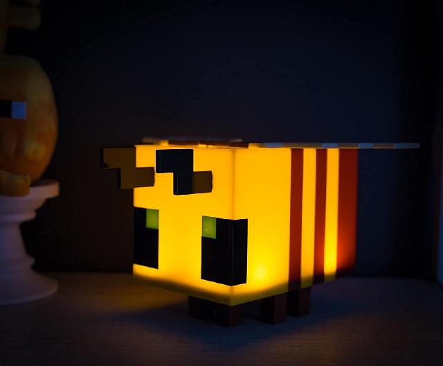 Minecraft Yellow Bee Figural Mood Light