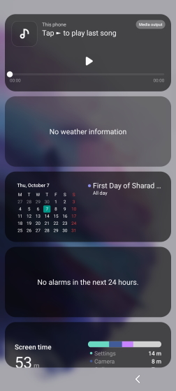 monthly calendar