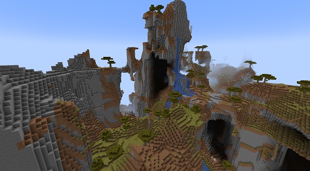 Wiji kutha Minecraft Mountain