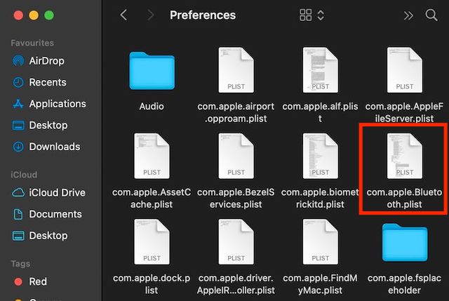 Now delete Bluetooth PLIST files on Mac