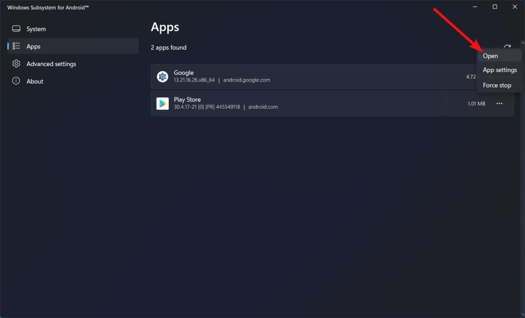 Open Play Store on windows 11