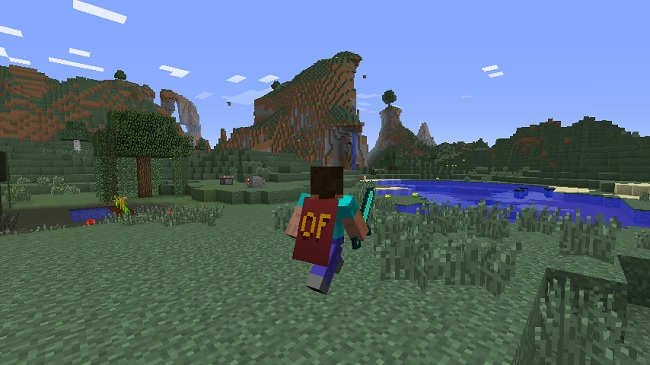 Optifine Cape in Minecraft