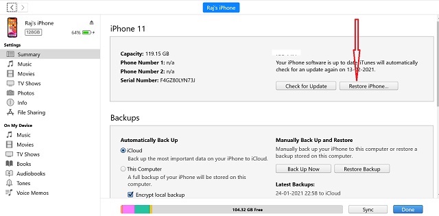 iOS 15 Problems and solutions - reset iPhone