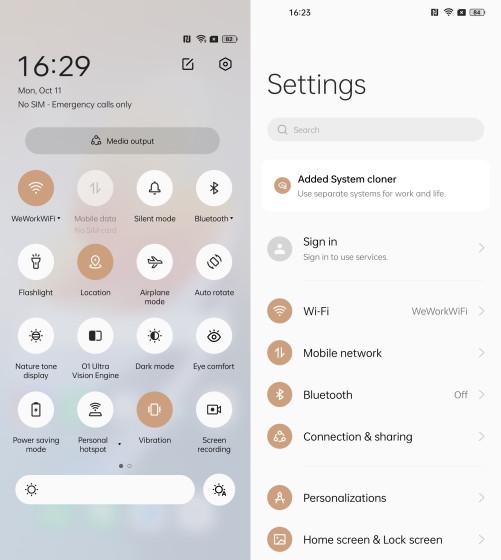 ColorOS 12 neater features 