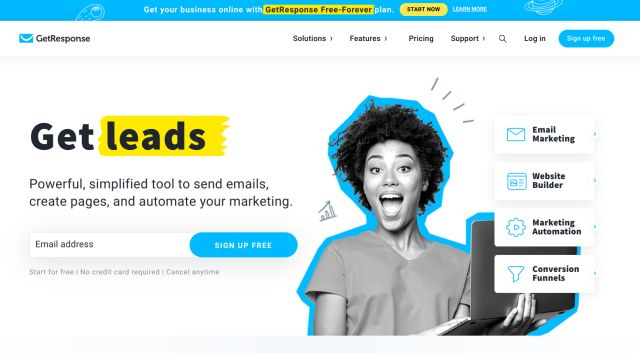 getresponse Best Mailchimp Alternatives (Free and Paid, 2021)