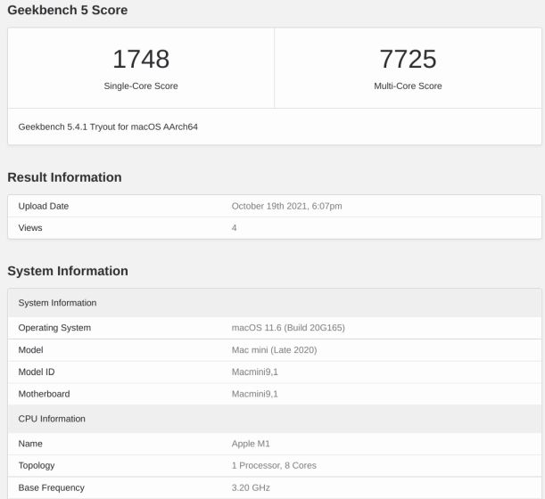 Benchmark Numbers Apple M1 vs M1 Pro vs M1 Max