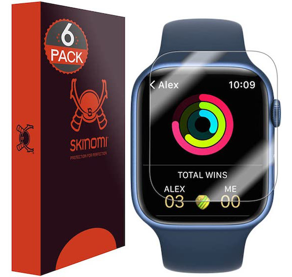 Skinomi TechSkin Apple Watch 7 screen guard