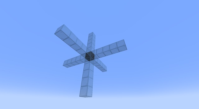 The Complete sphere base in Minecraft