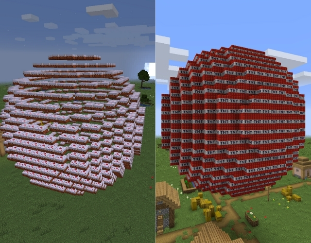 minecraft perfect sphere