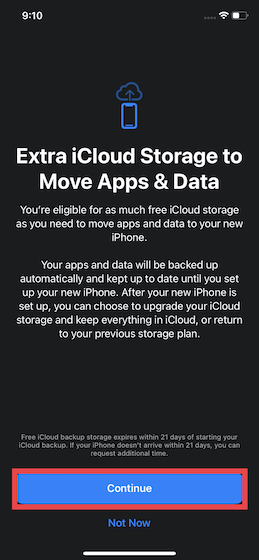 Unlimited iCloud storage on iPhone and iPad 