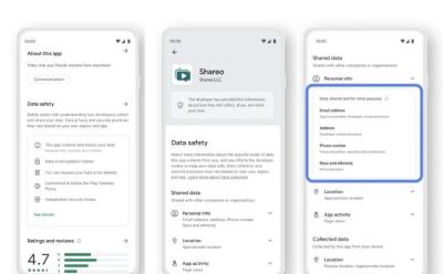 Google Will Start Showing a New Data Safety Section for Apps on the Play Store from February 2022