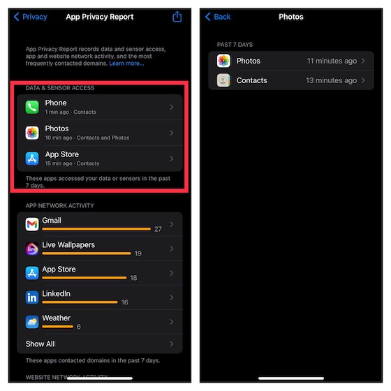 View Data and sensor access on iPhone and iPad