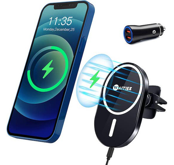 WAITIEE Magnetic Wireless Car Charger Mount