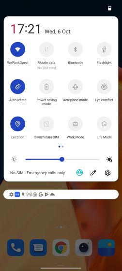 work mode oxygenos 12 feature