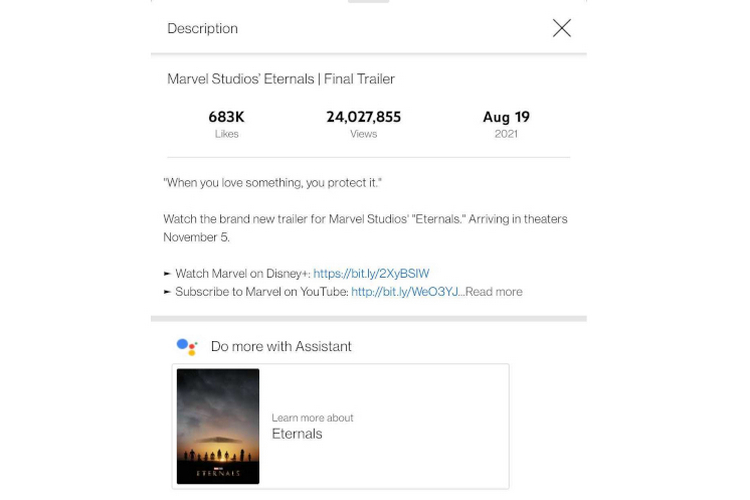 YouTube Tests Google Assistant Integration on Android