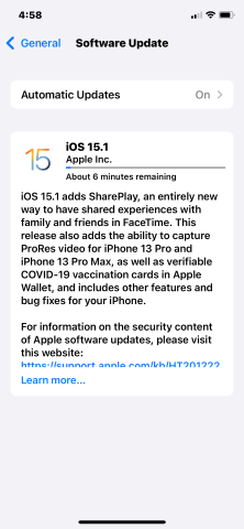 Apple Rolls out iOS 15.1, iPadOS 15.1 Update with SharePlay Support for FaceTime
