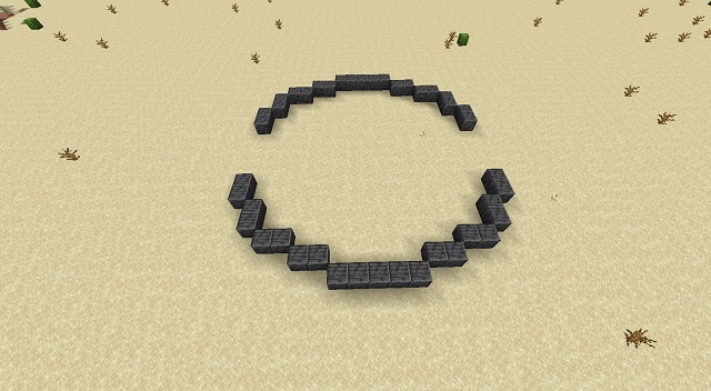 incomplete circle in MC
