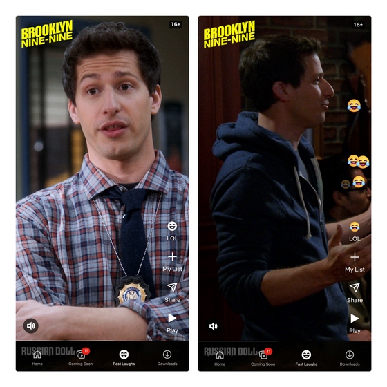 netflix fast laughs android