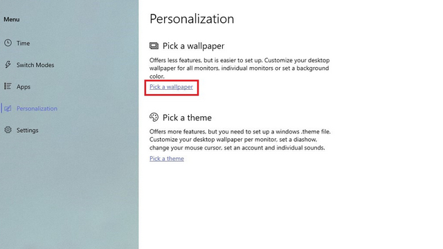 pick wallpaper win11
