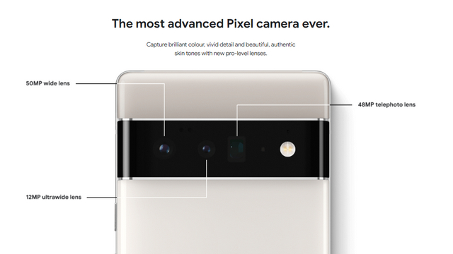 pixel 6 cameras