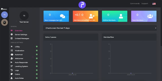 probot server management and music streaming