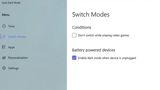 switch modes autodarkmodex