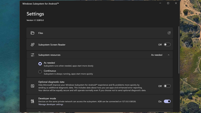 windows subsystem for android to Install Android Apps on Windows 11