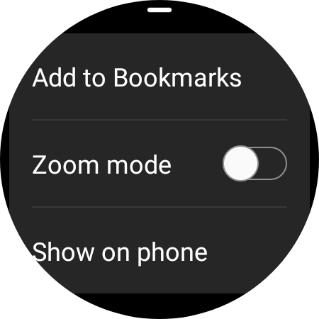 zoom mode samsung browser