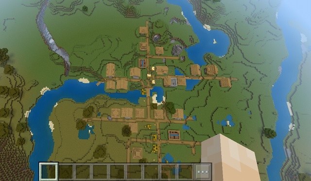 10 Villages and 7 Blacksmiths within Around Spawn