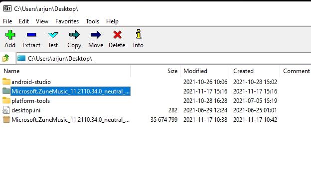 Download the Windows 11 Media Player MSIXBUNDLE