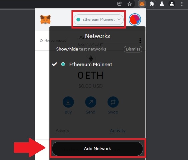 Add Network to MetaMask