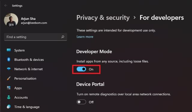 Installer Den Nye Mediespilleren På Windows 11 Stabil Build