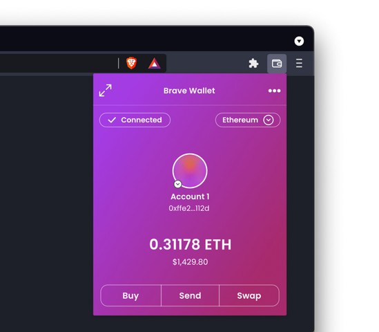 Brave Browser Now Has a Built-in Crypto Wallet That Requires No Additional Extensions