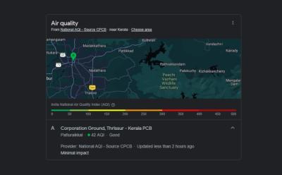 Check Air Quality Near You Right from Google Search; Here’s How
