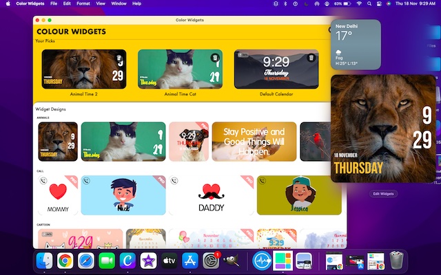Color Widgets for Mac 