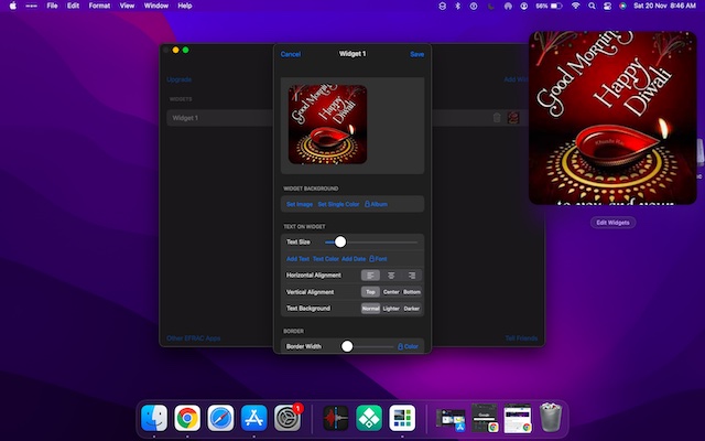 Dash Dot Dash macOS widget