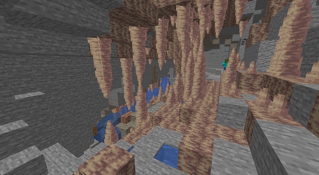 Jaskinie kroplowe Minecraft 1.18 BIOME