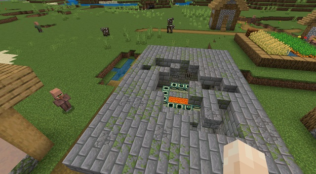 Exposed End Portal at Spawn