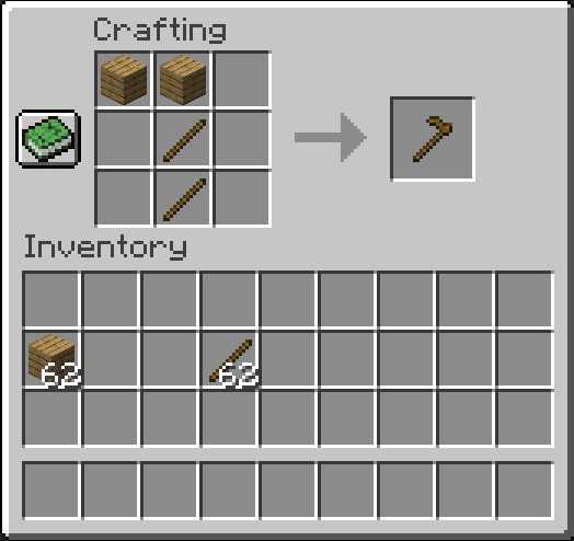 Hoe Crafting Recipe