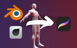 How to Export 3D Models from Blender and Forger for Procreate on iPad