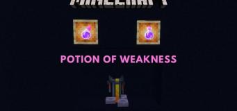 How to Make Potion of Weakness in Minecraft
