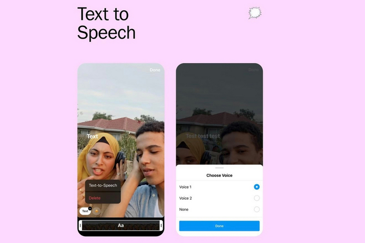 Instagram Adds Text-to-Speech and Voice Effects to Reels