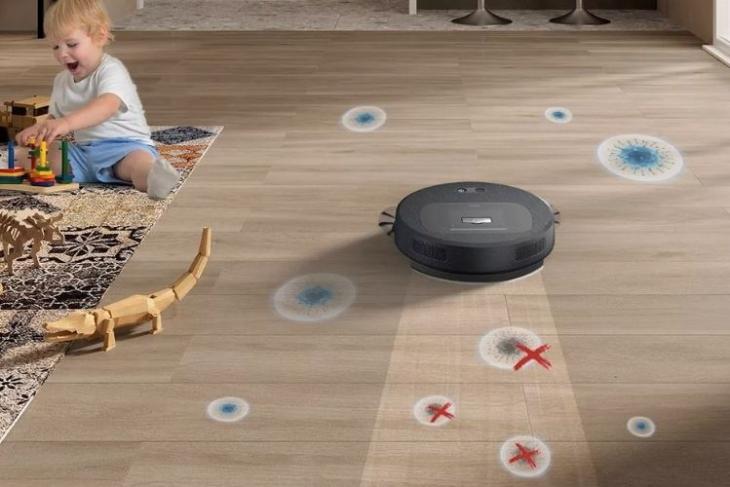 lefant robot vacuum blinking red