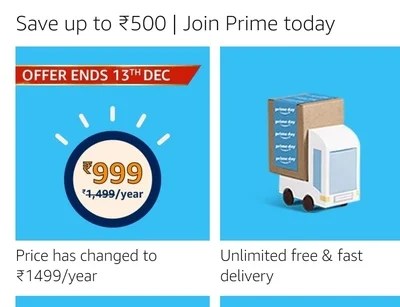 Amazon Prime Video new price come into effect from Dec 14